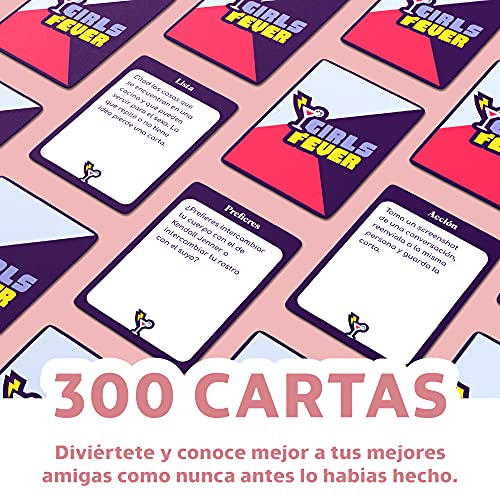 ZENAGAME Girls Fever - Juego para Despedida de Soltera y Fiestas Entre Chicas, Juego de Cartas