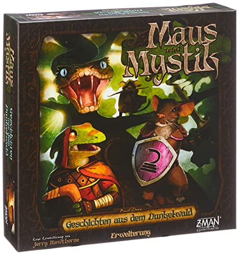 ZMan- Ratón y místico, Historias de la ampliación del Bosque Oscuro en alemán. (Asmodee DE PHGD0008)