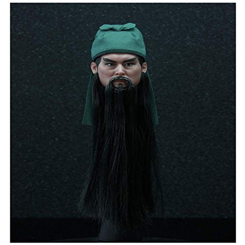 ZSMD 1/6 Escala de tres reinos Guan Yu Guan Gong Guan Erye Cabello Bart para HT VERYCOOL TTL Hottoy Juego Picten.