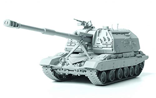 Zvezda 5045 500785045-1:72 2S19 MST Russ.Self Howitzer - Juego de construcción de maqueta de plástico para Principiantes, detallado, sin Pintar