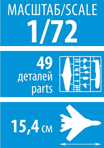 Zvezda 7318 500787318-1:72 MIG-17 Fresco Soviet Fighter - Juego de construcción de maqueta de plástico para Principiantes, sin Pintar