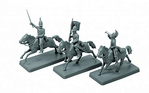 Zvezda Models Russian Dragoon Command Group - Napoleonic Wars Model Kit (1/72 Scale)