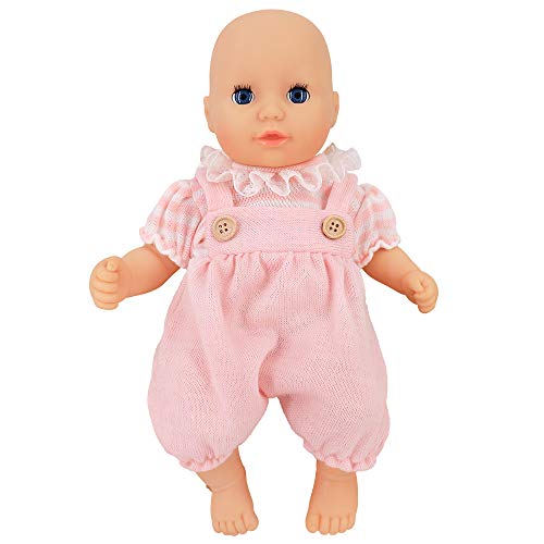 ZWOOS Ropa de Muñecas para New Born Baby Doll, Lindo Atuendo de Algodón para Muñecas 35-43 cm