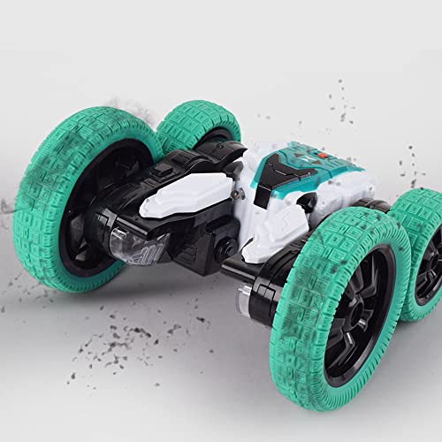 ZYLPCN Vehículo RC, caída de doble cara, rotación de 360 ​​°. Control remoto de 2,4G, vehículo todoterreno de escalada, coche acrobático, camión monstruo de pies grandes, regalo de cumpleaños para niñ