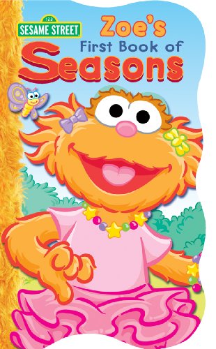 1 2 3 Sesame Street Shaped Board Book Set ~ First Book of Words, Opposites, Seasons, and First Day of School (Set of 4) by Bendon Inc.