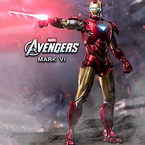 10th Anniversary Deluxe Collector 18 CM Iron Man MK6 Action Figure