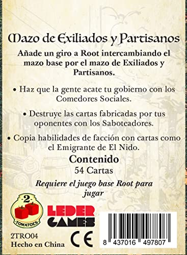 2 Tomatoes Games Root - Pack Cartas de Exiliados y Partisanos