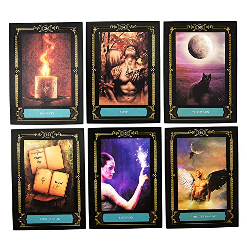 50 Piezas de Cartas de Oracle de la sabiduría de la casa de la Noche, baraja de Cartas de Tarot en inglés, Juego de Cartas, Juego de Mesa, orientación, adivinación, Destino