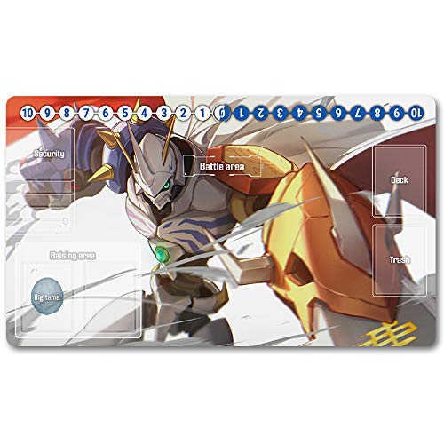 50084641 - Juego de cartas de negociación Juego de mesa TCG Playmat Tabla Mat Juegos Tamaño 60 X 35 cm Mouse Pad Play Mat para digimon TCG CCG