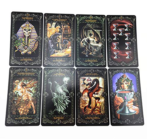 78 Hojas Tarjetas Oracle Tarot, Angel Tarjetas, Dios Tarjetas, Conjuntos de Tarjetas de predicción del destinofora Family Friend Party Board Juego, versión en inglés,Alchemy England Tarot