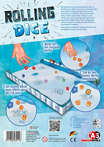 ABACUSSPIELE 03211 Rolling Dice, Juego Familiar con Dados