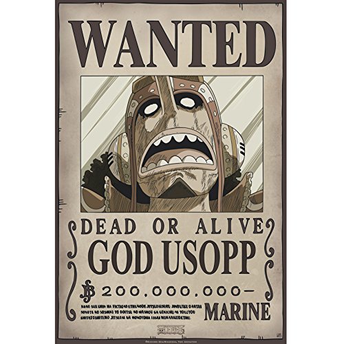 ABYstyle - Una pieza – Póster de "Wanted Usopp New" (52 x 35)