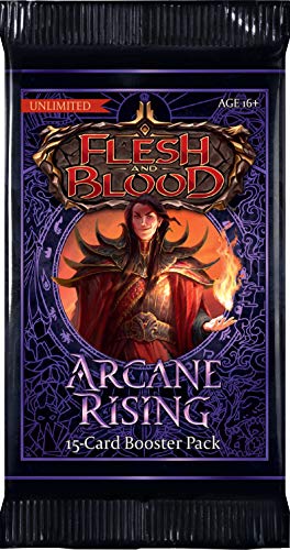 ADC Blackfire Entertainment Flesh & Blood Arcane Rising Unlimited Booster Caja con Display de 24 Sobres