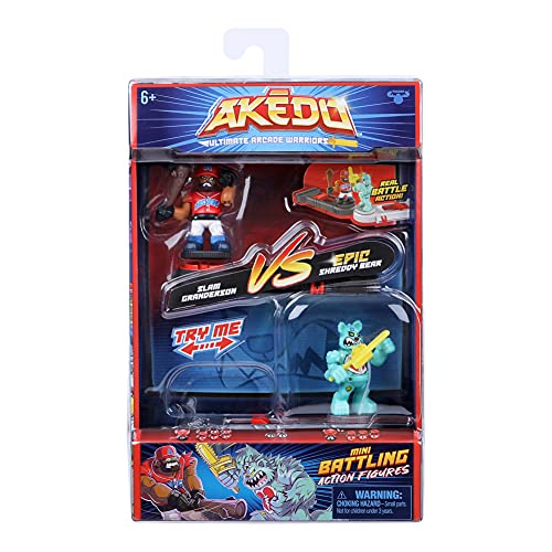Akedo Mejores Guerreros de los Juegos Arcade Estuche Duel – Stadium Slugfest (Moose Toys 14256)