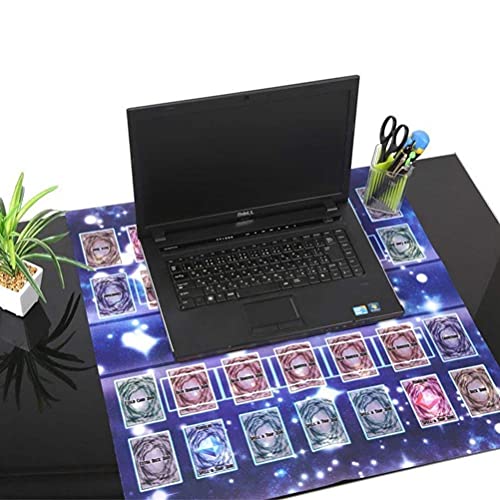 Alfombrilla de Goma para Juegos Posional, portátil, Estilo Galaxia, Almohadilla de competición, Juegos de Cartas, Almohadilla Suave para Entretenimiento, ratón, Yoga, Gatear