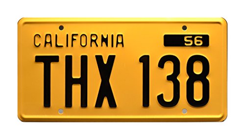 American Graffiti | THX 138 | Metal Stamped License Plate