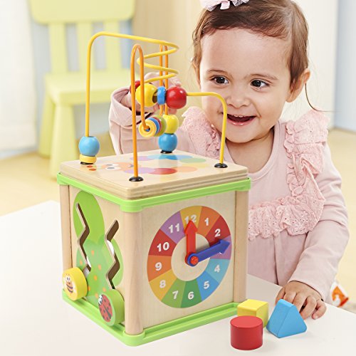 Andreu Toys Goge-Cubo de Actividad 5 en 1, Multicolor, 15.5 x 15.5 x 16 cm (Toys Service S.L TB15413)