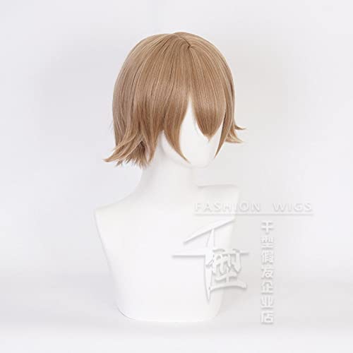 Anime the Deceiver LeBlanc Short Blonde Brown Cosplay Costume Wig Synthetic Wig Halloween Party Wigs