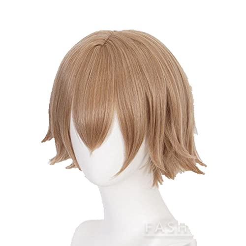 Anime the Deceiver LeBlanc Short Blonde Brown Cosplay Costume Wig Synthetic Wig Halloween Party Wigs