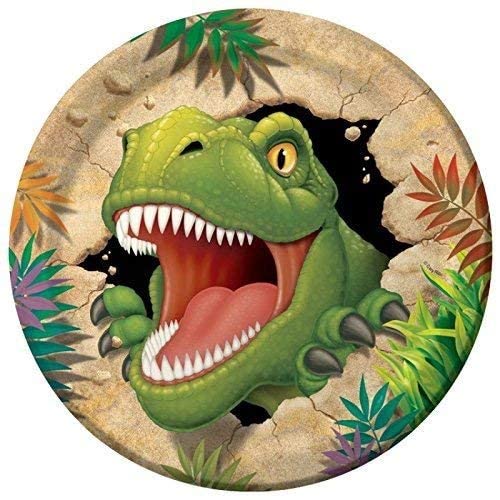 ASIN	Artículos para fiestas de dinosaurios Celebraciones de feliz cumpleaños de Dino Blast 16 invitados: vajilla de dinosaurios, globos de Dino impresos