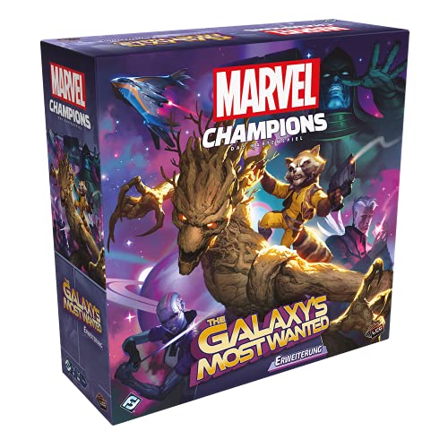 Asmodee Marvel Champions: El Juego de Cartas Galaxy's Most Wanted, campañas, construcción de Barras, alemán