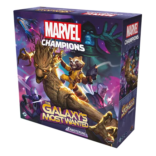 Asmodee Marvel Champions: El Juego de Cartas Galaxy's Most Wanted, campañas, construcción de Barras, alemán