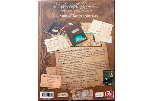 Asmodee Sherlock Holmes Consulente Investigativo - I Delitti del Tamigi e Altri Casi - Board Game in Italian