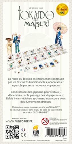 Asmodee- Tokaido Matsuri Juego de Mesa, Multicolor (Funforge TKD-MAT-FR01)