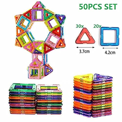 ATIN 50 unids mini DIY diseño magnético construcción conjunto modelo bloque de construcción para niños imán bloque niño regalo educativo