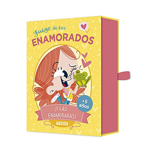 Auzou- Enamorados Juego de Cartas, Multicolor (XOU-3896082)