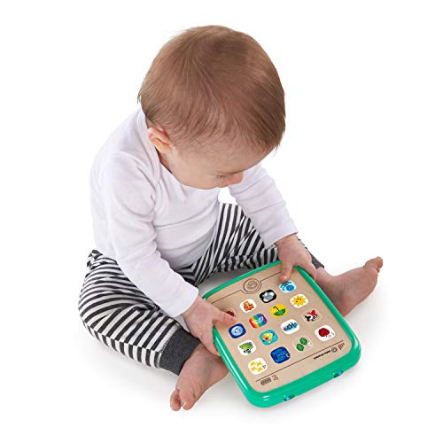 Baby Einstein Hape Magic Touch Tablet - Tableta musical de madera con más de 150 melodías y 3 idiomas (inglés, francés y español), a partir de 6 meses