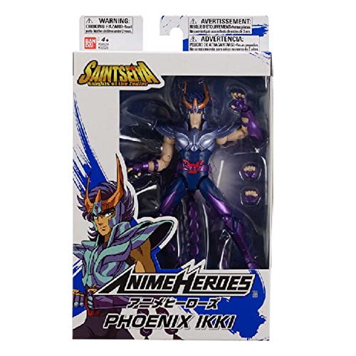 Bandai Anime Heroes 36926 - Figura de Ikki de Fénix, de Saint Seiya, Los Caballeros del Zodiaco, 17 cm