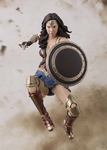 BANDAI – Justice League 57552 SH Figuarts – Wonder Woman, 15 cm, 19781