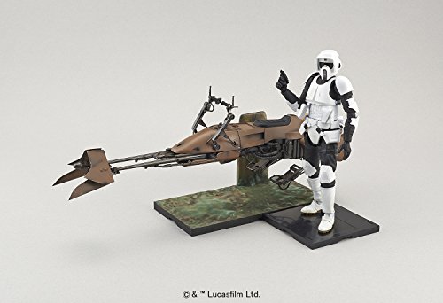 BANDAI Star Wars 1/12 Scout Trooper and Speeder Bike by