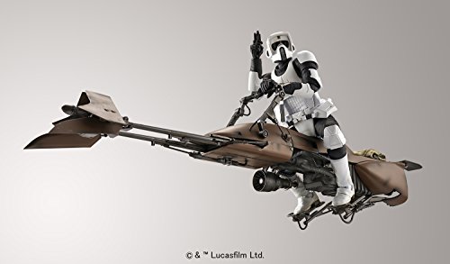 BANDAI Star Wars 1/12 Scout Trooper and Speeder Bike by