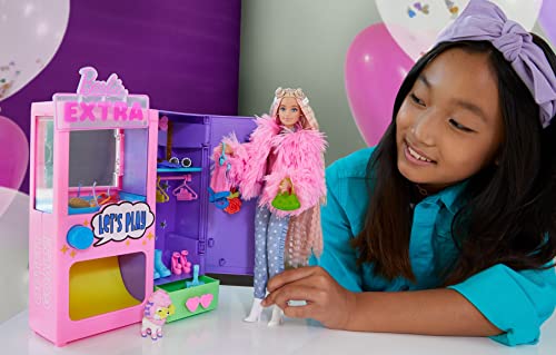 Barbie Extra - Conjunto de juego de armario de moda sorpresa con mascota y accesorios, para niñas a partir de 3 años