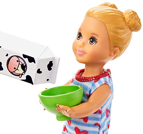 Barbie Skipper Canguro Hora de comida muñecas con bebe y accesorios (Mattel GHV87)