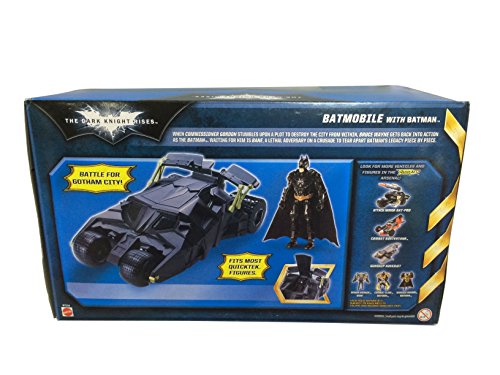 Batman Dark Knight Rises Exclusive Vehicle Batmobile with Batman by Jamn Products