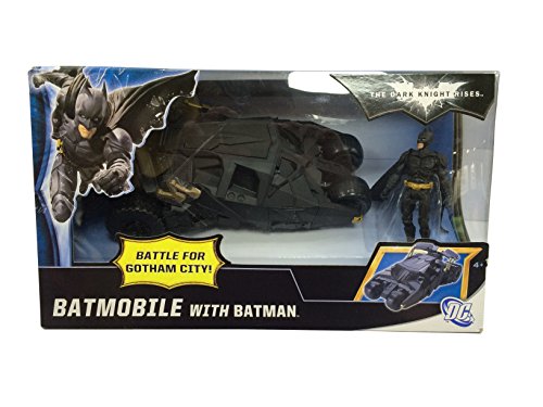 Batman Dark Knight Rises Exclusive Vehicle Batmobile with Batman by Jamn Products