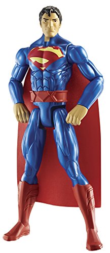 Batman - Figura Grande de Superman, 30 cm, Color Rojo y Azul (Mattel CDM62)