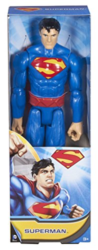 Batman - Figura Grande de Superman, 30 cm, Color Rojo y Azul (Mattel CDM62)