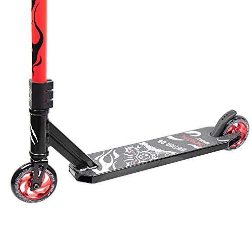 Bestial Wolf Demon D6 | Patinete Scooter | Patinete Freestyle | Patinete Profesional | Nivel Iniciación | Color Rojo - Negro