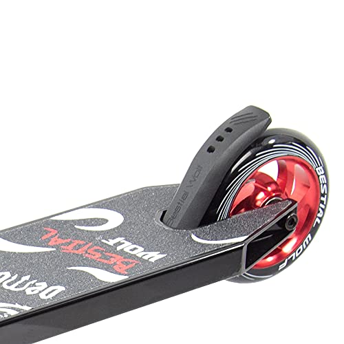 Bestial Wolf Demon D6 | Patinete Scooter | Patinete Freestyle | Patinete Profesional | Nivel Iniciación | Color Rojo - Negro