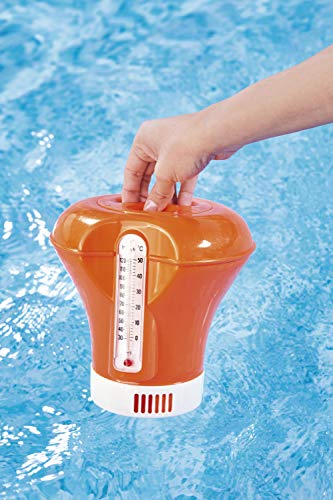 BESTWAY 58209 - Dispensador químico Bestaway flotante con termométro