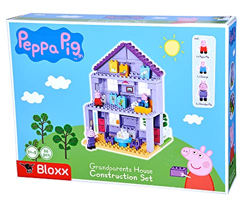 BIG Spielwarenfabrik- Big-Bloxx Peppa Pig Grandparents House - Juego de construcción (86 Piezas, para niños a Partir de 18 Meses) (800057153)