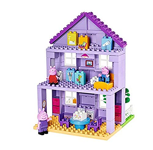 BIG Spielwarenfabrik- Big-Bloxx Peppa Pig Grandparents House - Juego de construcción (86 Piezas, para niños a Partir de 18 Meses) (800057153)