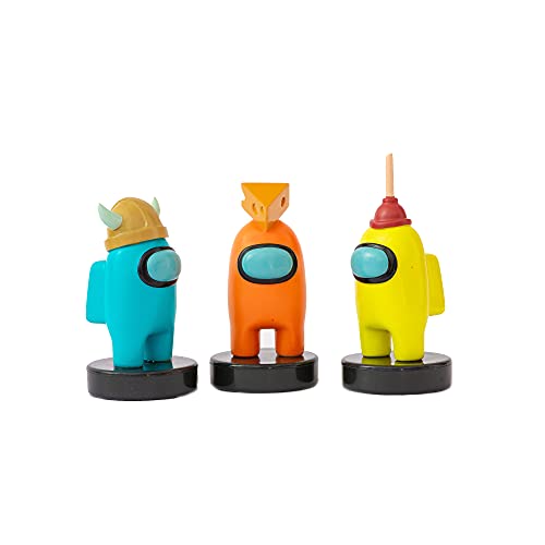 Bizak Among Us - Figura con Sello Pack de 3 Blister (64115021) Aleatorias