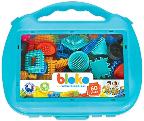 BLOKO 503590 – Maleta de 60 Partir de 12 Meses – Fabricado en Europa – Juguete de construcción, Multicolor (MBI International