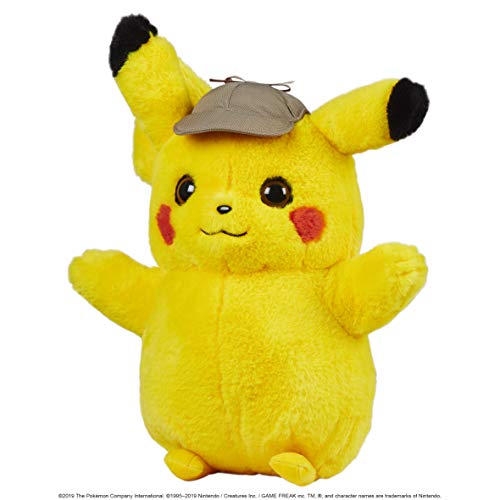 Boti Europe B.V. 97570 Pokémon Detective Pikachu 16" Plush Real Scale, jaspeados