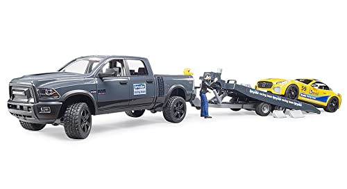 Bruder 02504 – RAM 2500 Power Wagon y Roadster Bruder Racing Team